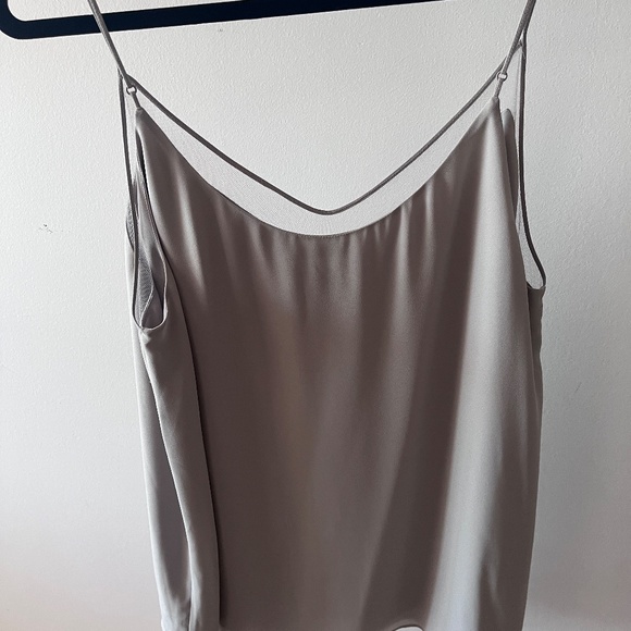 Babaton Everly blouse with mesh detail (grey, size large) - Picture 6 of 7